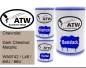 Preview: Chevrolet, Dark Chestnut Metallic, WA9742 / L46 / 64U / 66U: 500ml Lackdose + 500ml Klarlack + 250ml Härter - Set, von ATW Autoteile West.